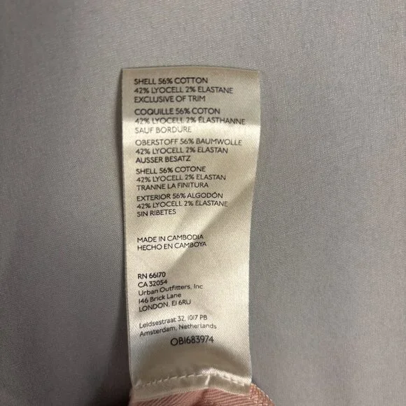 By Anthropologie Cargo Capri Pants – Dusty Pink Boho Utility Spring Casual - Picture 4 of 8